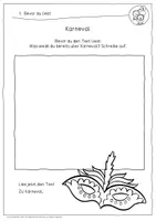 Vorschau - Fördermaterial/Inklusion - Lesetraining/Leseförderung - Karneval (Klasse 2) - Seite 3