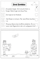 Vorschau - Arbeitsblätter - Halloween Partnerlesen - Seite 3