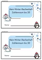 Vorschau - Arbeitsblätter - Winter Rechenheft im Zahlenraum bis 20 - Seite 1