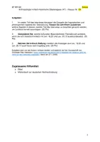 Vorschau - Test - Klausur Anthropologie Levitikus AT historisch-kritische Bibelexegese - Seite 1