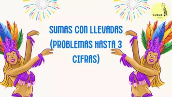 Vista previa - Refuerzo / NEE / Materiales de apoyo - Presentación carnaval ilustrado azul (1080 x 1080 px) (A4) - página 2