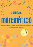 Vista previa - Refuerzo / NEE / Materiales de apoyo - Presentación carnaval ilustrado azul (1080 x 1080 px) (A4) - Portada