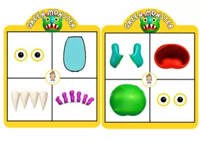 Vista previa - Hojas de trabajo - Green Monster: Complete Storytime Pack - página 2