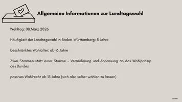Vorschau - Arbeitsblätter - Landtagswahl Baden-Württemberg 2026 - Seite 1
