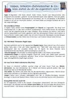 Vorschau - Arbeitsblätter - Vapes und Zahstocher - Deckblatt