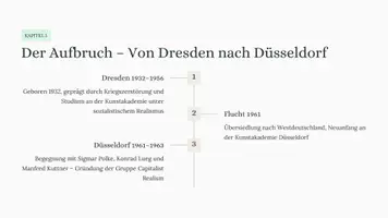 Vorschau - Präsentationen/Tafelbilder - Gerhard Richter und Deutsche Pop Art (1960s) | Unterrichtspräsentation zur Fotomalerei, Popart und Capitalist Realism - Seite 1
