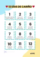 Vista previa - Juegos / Gamificación - 12 DÍAS DE CARIÑO - ACTIVIDADES PARA CELEBRAR FEBRERO 💌 - Portada