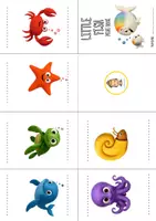 Vista previa - Manualidades / Dibujos para colorear - LITTLE FISH STORYTIME MINI BOOK - página 3