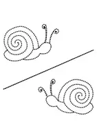 Vorschau - Arbeitsblätter - Prickelbilder / Fensterbilder Thema Schnecken - Grundschule - Bastelvorlagen - Seite 1