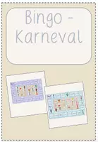Vorschau - Spiele - Bingo Karneval - Deckblatt