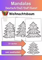 Vorschau - Arbeitsblätter - XXL Mandalas - Deckblatt