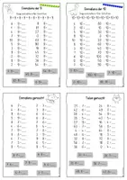 Vorschau - Arbeitsblätter - Einmaleins & Teilen – Mini‑Heft (inkl. 1x1‑Führerschein & Faltversion) - Seite 3