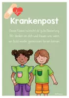 Vorschau - Arbeitsblätter - Krankenpost - versch. Versionen - Seite 1