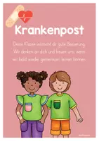 Vorschau - Arbeitsblätter - Krankenpost - versch. Versionen - Seite 3