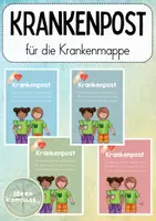 Vorschau - Arbeitsblätter - Krankenpost - versch. Versionen - Deckblatt