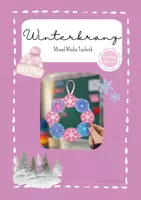 Vorschau - Mal- und Bastelvorlagen - Winterkranz Schneeflocken - Vorlage - Deckblatt