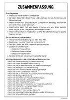 Vorschau - Merkblätter - Zusammenfassung (Kinderrechte) - Seite 1