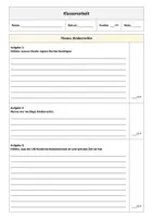 Vorschau - Test - Klassenarbeit (Kinderrechte) - Seite 1