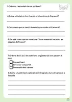 Vista previa - Hojas de trabajo - Comprensions lectores_Carnaval (Cicle mitjà) - página 2