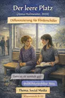 Vorschau - Arbeitsblätter - Kurzgeschichte Freundschaft FS Lernen Der leere Platz_FS - Deckblatt