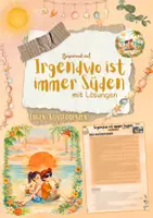 Vorschau - Unterrichtsreihen - XXL Materialpaket: "Irgendwo ist immer Süden" von M. Kaurin | Jugendroman (5. & 6. Klasse, Deutsch) - 14 fertige Unterrichtsstunden mit Lösungen - Seite 1
