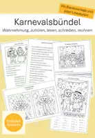 Vorschau - Arbeitsblätter - Materialpaket: Karneval / Fasching - Seite 1