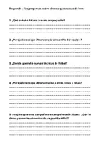 Vista previa - Unidades / Secuencias / Situaciones de Aprendizaje - Comprensión lectora Aitana Bonmatí - página 1