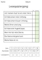 Vorschau - Arbeitsblätter - Lesespaziergang / Fasching / Karneval / Differenzierung - Seite 3