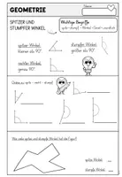 Vorschau - Arbeitsblätter - Der Winkel – Arbeitsblätter & Übungen | Geometrie Klasse 4 - Seite 2