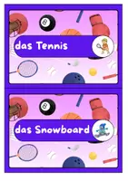 Vorschau - Spiele - Freizeitbeschätftigungen: Bildmaterial zu Unité 3 - Seite 1