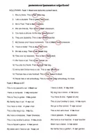 Vorschau - Arbeitsblätter - Possessive adjectives - Seite 2