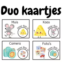 Voorbeeld - Duo kaartjes | Samenwerken in tweetallen Samenwerkkaartjes - Voorblad