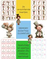 Voorbeeld - Memory schattige clowntjes - Pagina 2