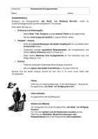 Vorschau - Fördermaterial/Inklusion - Kurzgeschichten Klasse 8/9 | Klassenarbeit - Seite 1