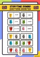 Vista previa - Juegos / Gamificación - EMOTIONS MONSTER STORYTIME DOMINO - Portada