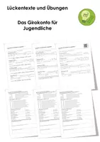 Vorschau - Arbeitsblätter - Das Girokonto für Jugendliche - Deckblatt