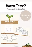 Vorschau - Unterrichtsreihen - Wazn Teez? - Präsentation für die digitale Tafel - Deckblatt