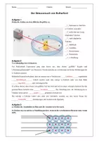Vorschau - Arbeitsblätter - Streuversuch von Rutherford und Einführung Kern- Hülle Modell - Chemie - Seite 2
