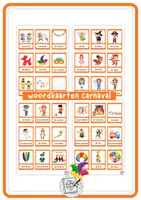 Voorbeeld - Woordkaarten carnaval - Voorblad