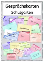 Vorschau - Anderer Materialtyp - Gesprächskarten für den Schulgartenunterricht - Deckblatt