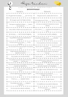 Vorschau - Anderer Materialtyp - Tandemblatt indicativo subjuntivo - Deckblatt