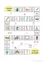 Vista previa - Juegos / Gamificación - Back to School Vocabulary Board Game - página 2