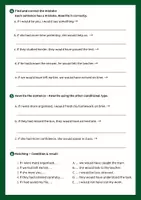 Vorschau - Arbeitsblätter - If clauses type 2 vs 3 conditional sentences Englisch mit Lösung - Seite 3