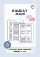 Vista previa - Juegos / Gamificación - Holiday Maze Summer Speaking.ESL Adults-Teens - Portada