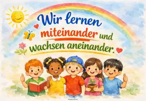 Vorschau - Poster - Schulmottos - Förderung für das soziale Miteinander - Seite 1
