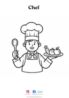 Vista previa - Manualidades / Dibujos para colorear - Colorear las Profesiones - Portada