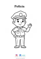 Vista previa - Manualidades / Dibujos para colorear - Colorear las Profesiones - página 1