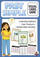 Vista previa - Hojas de trabajo - Past Simple (Visual Cards Game) - Portada
