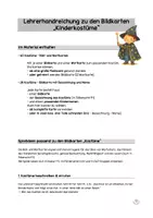 Vorschau - Stundenentwürfe - Kostüme – Bild- und Wortkarten mit Spielideen - Fasching/ Karneval - Seite 1
