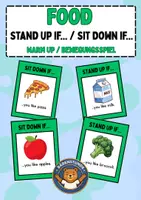 Vorschau - Spiele - Food: Stand Up If... / Sit Down If... (Warm-Up) - Deckblatt